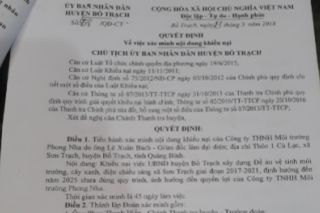 Quảng Bình: Từ phiên đấu thầu bất thường đến việc tự thanh tra chính mình của ông Chủ tịch huyện