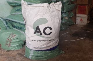 Lạng Sơn: Tịch thu 750 kg bột kem sữa AC Non Dairy Creamer nguồn gốc Trung Quốc