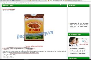 Trung tâm nghiên cứu ứng dụng sản xuất TPCN - Học viện Quân y có vô can?