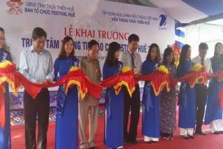 Khai trương Trung tâm Thông tin báo chí Festival Huế 2018
