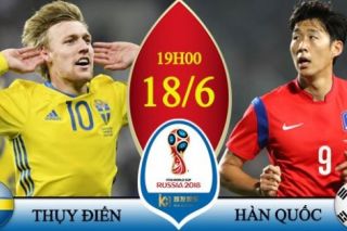 Thụy Điển vs Hàn Quốc: Buộc phải thắng để nuôi hy vọng đi tiếp