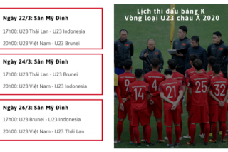 Ngày 10/3, VFF sẽ mở bán vé online vòng loại giải U23 châu Á 2020