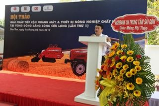 Agribank giúp cơ giới hóa nông nghiệp tại vùng Đồng bằng sông Cửu Long