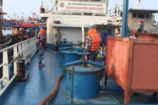 Hải Phòng: Bắt giữ tàu chở 200.000 lít dầu DO trái phép