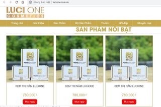 Mỹ phẩm Luci One: “Nổ” công dụng của sản phẩm như thuốc?