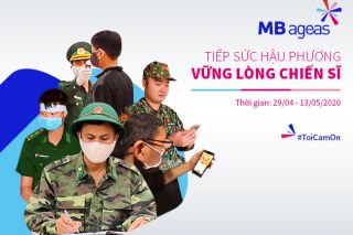 MB Ageas Life phát động chương trình “Tiếp sức hậu phương- Vững lòng chiến sỹ”