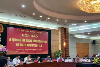 Hải Phòng: Họp báo về tổ chức Đại hội đại biểu Đảng bộ TP. Hải Phòng lần thứ XVI