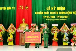 Bệnh viện Quân y 17 kỷ niệm 60 năm Ngày truyền thống