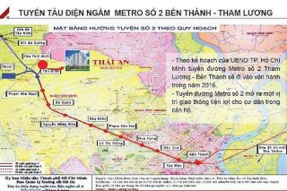 TP.HCM: Dự kiến khởi công Metro số 2 vào giữa năm 2022