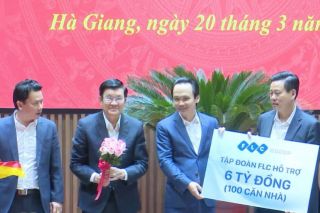 FLC trao 6 tỷ tiền mặt xây 100 căn nhà cho người nghèo Hà Giang