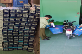 Đồng Tháp: Liên tiếp phát hiện, thu giữ gần 2.000 bao thuốc lá điếu nhập lậu