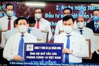 Doanh nhân Đào Hồng Tuyển ủng hộ Quỹ vaccine phòng, chống Covid-19 tổng số tiền 210 tỷ đồng