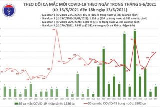 Ngày 13/6, cả nước thêm 297 ca mắc COVID-19, riêng TPHCM 95 bệnh nhân