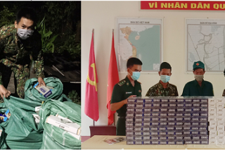 An Giang: Phát hiện vụ buôn lậu trong đêm, thu giữ 1.750 gói thuốc lá ngoại