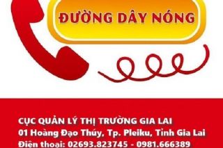 Cục QLTT Gia Lai: Công bố đường dây nóng tiếp nhận, xử lý thông tin phản ánh của người dân