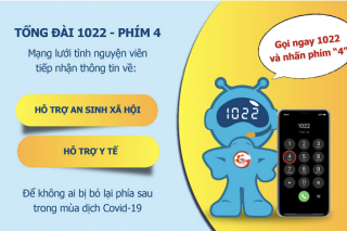 TP. HCM: Tổng đài 1022 tiếp nhận thông tin hỗ trợ sức khỏe và an sinh xã hội