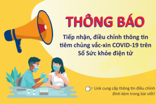 TP. HCM: Tiếp nhận, điều chỉnh thông tin tiêm vắc-xin Covid-19 trên Sổ Sức khỏe điện tử