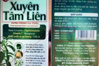 Cần cảnh giác với những sản phẩm Xuyên Tâm Liên giả mạo