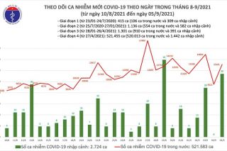 Ngày 5/9: Thêm 9.211 ca mắc Covid-19 khỏi bệnh