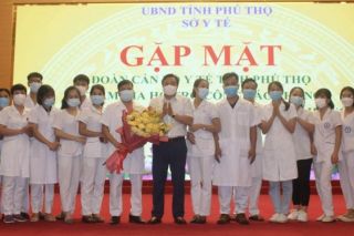 Phú Thọ: 500 cán bộ y tế lên đường hỗ trợ Hà Nội chống dịch