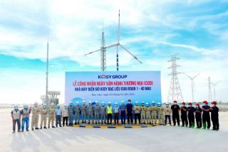 Tập đoàn Kosy chính thức vận hành thương mại nhà máy Điện gió Kosy Bạc Liêu
