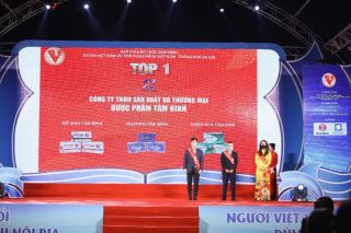 Mỡ máu Tâm Bình được vinh danh Top 1 “Hàng Việt Nam được người tiêu dùng yêu thích”