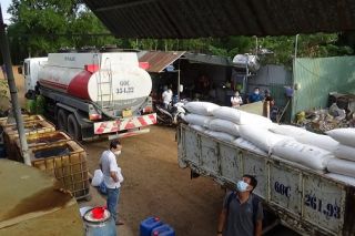 Công an tỉnh Bà Rịa-Vũng Tàu triệt phá cơ sở nấu dầu DO giả