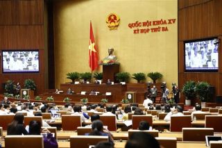 Ngày 31/05, Quốc hội thảo luận về Luật Sở hữu trí tuệ, Luật Phòng chống bạo lực gia đình, dự án Luật Thực hiện dân chủ ở cơ sở