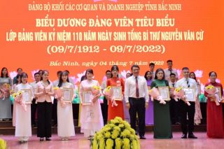 Đảng bộ Khối các cơ quan và doanh nghiệp tỉnh Bắc Ninh nâng cao chất lượng, hiệu quả phát triển đảng viên