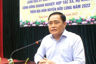 Lãnh đạo tỉnh Lạng Sơn làm việc với cộng đồng doanh nghiệp trên địa bàn huyện Hữu Lũng