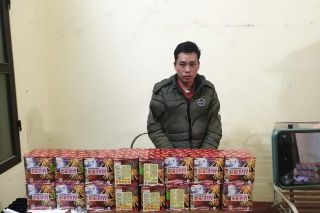 Bắt giữ đối tượng buôn bán trái phép 25 kg pháo nổ