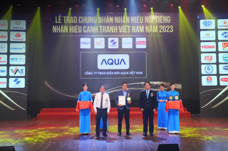 “Chìa khóa thành công" giúp AQUA Việt Nam là 1 trong 10 thương hiệu nổi tiếng năm 2023