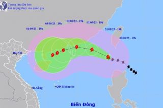 Bão SAOLA sẽ không gây thời tiết xấu trên đất liền dịp lễ 2/9