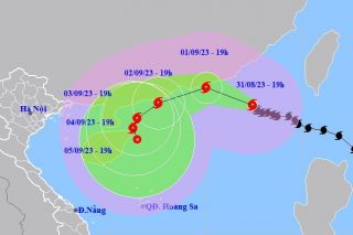 Siêu bão Sao La di chuyển nhanh, tàu biển trọng tải lớn có nguy cơ bị đánh đắm