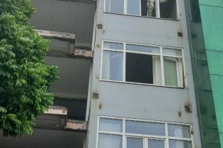 Hà Nội: Phường Đồng Tâm vào cuộc xử lý công trình cải tạo, sửa chữa không phép tại số 383+385 phố Vọng