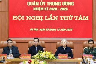 Tổng Bí thư Nguyễn Phú Trọng chủ trì Hội nghị Quân uỷ Trung ương lần thứ tám