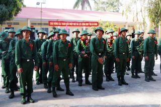 Bộ đội Biên phòng An Giang tiếp nhận 210 chiến sĩ mới