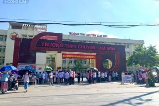 Kỳ thi vào lớp 10 Trường THPT chuyên Lam Sơn: Sau phúc khảo, một thí sinh tăng từ 1 lên 9 điểm