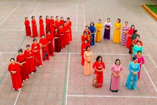 Ấn tượng những màn đồng diễn “tạo hình” con số 70 năm Chiến thắng Điện Biên Phủ