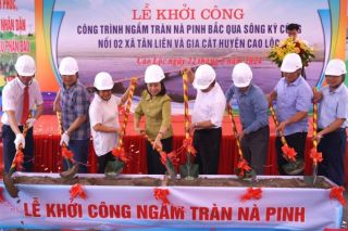 Lạng Sơn: Khởi công Ngầm tràn Nà Pinh với tổng mức đầu tư 4 tỷ đồng