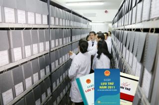 Tài liệu chứa bí mật Nhà nước chỉ được nộp vào lưu trữ lịch sử sau khi đã được giải mật