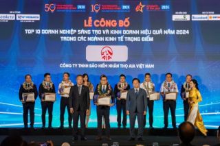 AIA Việt Nam được vinh danh Doanh nghiệp Sáng tạo và Kinh doanh hiệu quả