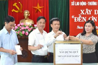 Sở Lao động - Thương binh và Xã hội Nam Định phát động xây dựng Quỹ Đền ơn đáp nghĩa