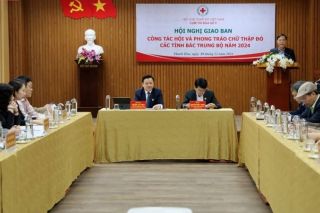Cụm thi đua Hội Chữ thập đỏ các tỉnh Bắc Trung Bộ giao ban tổng kết công tác năm 2024