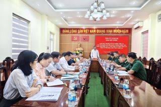 Tỉnh uỷ Long An làm việc với BĐBP trong công tác phối hợp xử lý tình hình an ninh trật tự