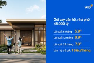 VIB ra mắt Gói vay căn hộ, nhà phố quy mô 45.000 tỷ đồng