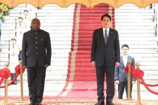Chủ tịch nước Lương Cường chủ trì lễ đón chính thức Tổng thống Burundi Évariste Ndayishimiye
