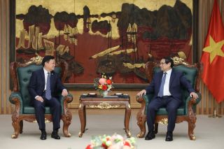 Thủ tướng Phạm Minh Chính tiếp Chủ tịch Tập đoàn tàu bay thương mại Trung Quốc