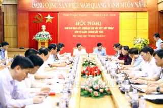 Hai tỉnh Bắc Giang – Bắc Ninh thảo luận Đề án sắp xếp, sáp nhập đơn vị hành chính