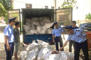 Lạng Sơn: Phát hiện, xử lý hơn 1,3 tấn chân gà không rõ nguồn gốc xuất xứ